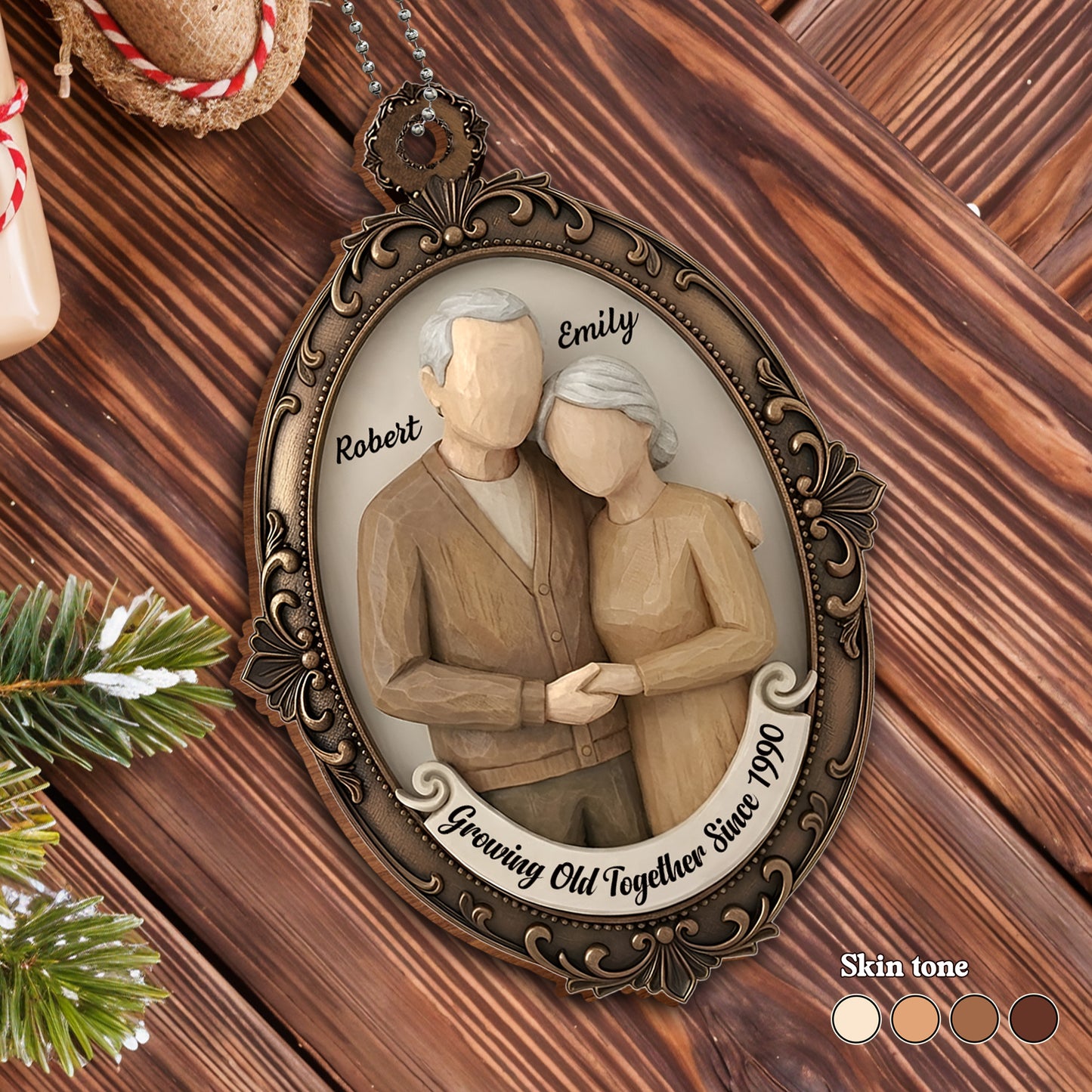 Growing Old Together Since With Elderly Couple