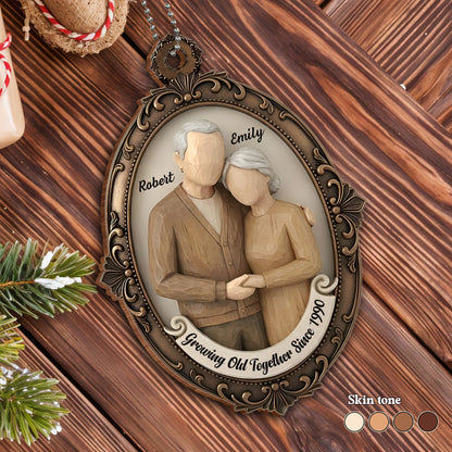 Growing Old Together Since With Elderly Couple