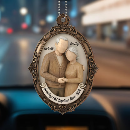 Growing Old Together Since With Elderly Couple