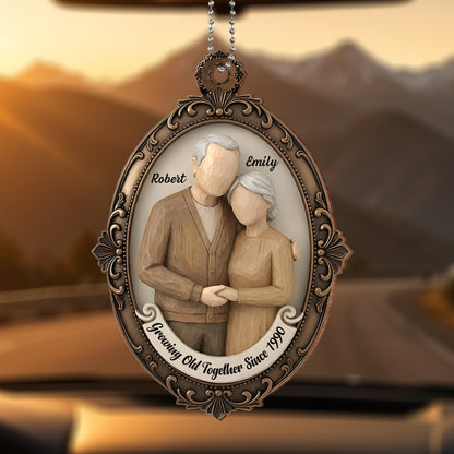 Growing Old Together Since With Elderly Couple