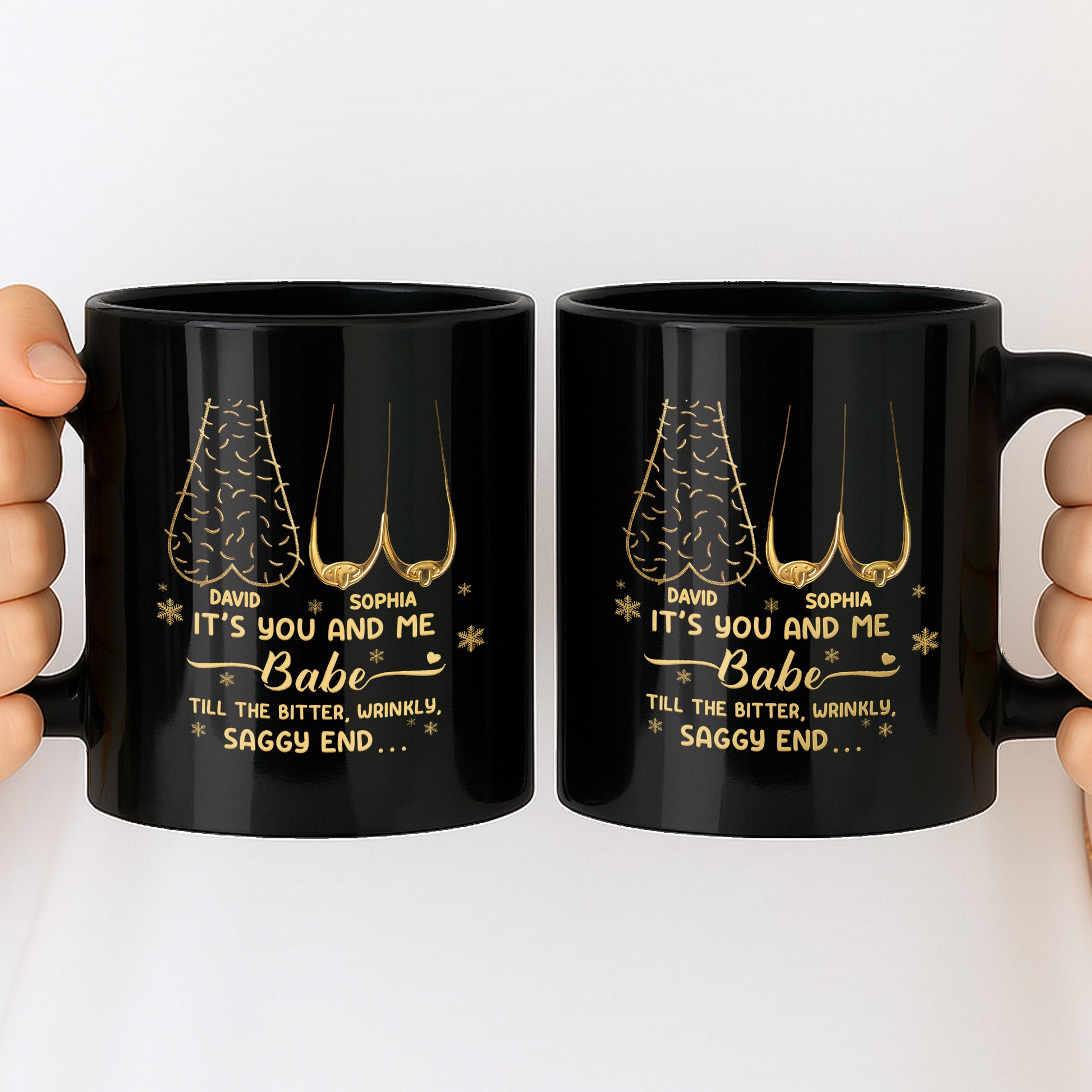 It's You And Me Babe, Heart And Stars Design