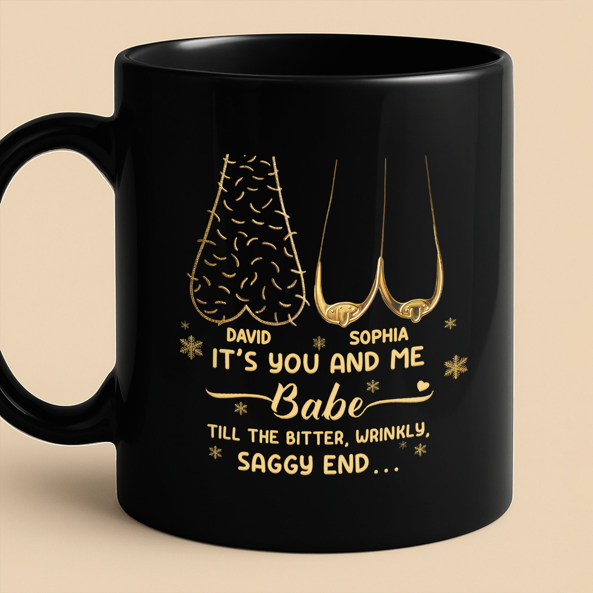 It's You And Me Babe, Heart And Stars Design