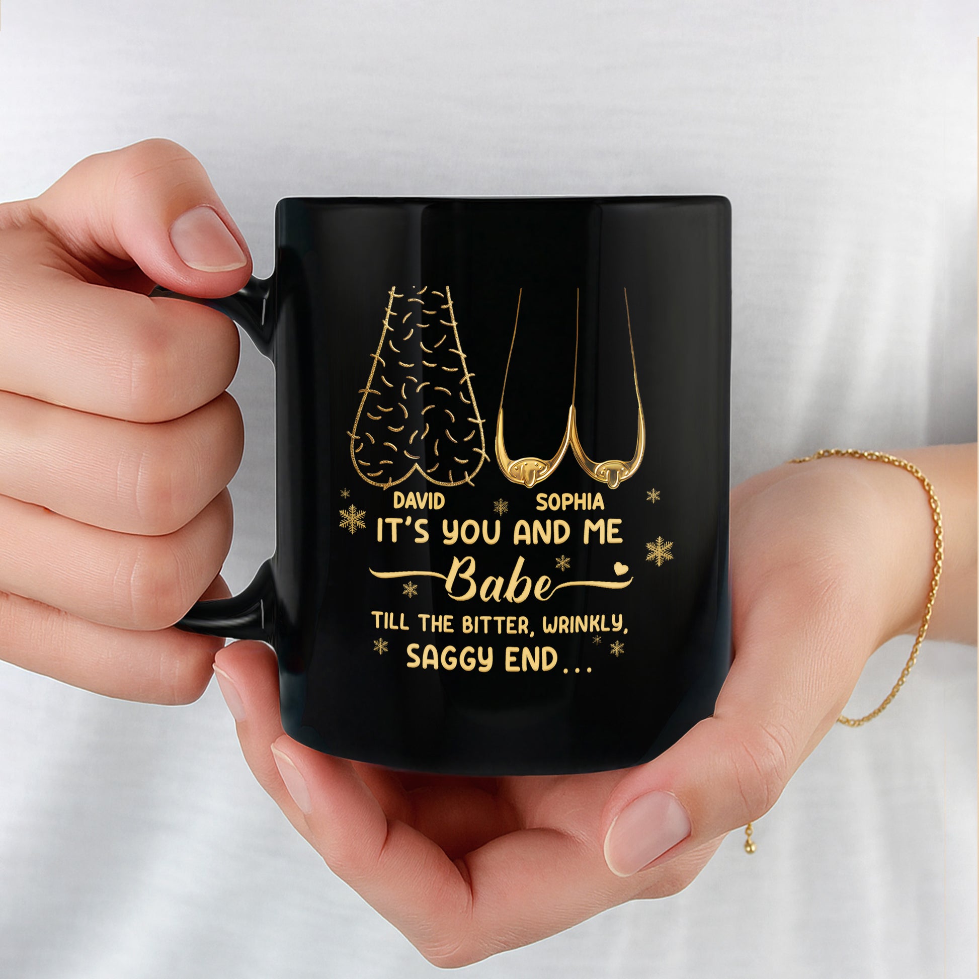 It's You And Me Babe, Heart And Stars Design