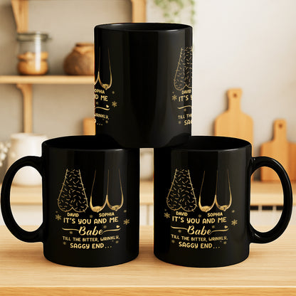 It's You And Me Babe, Heart And Stars Design