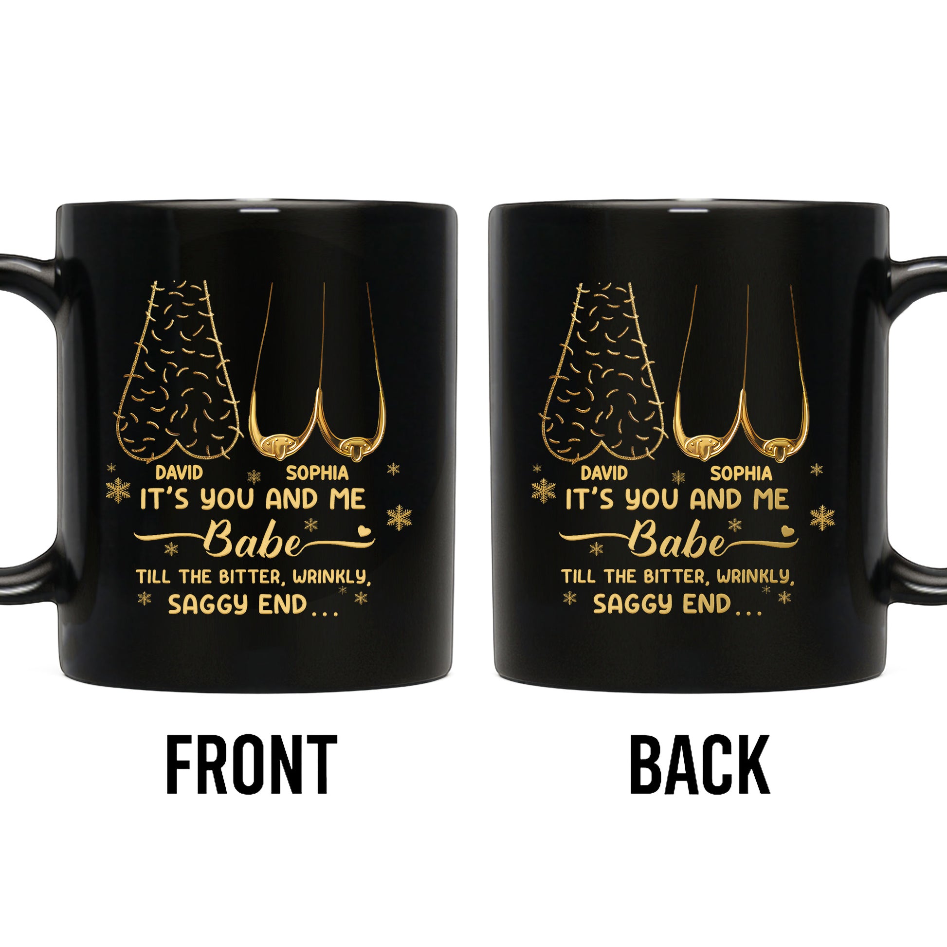 It's You And Me Babe, Heart And Stars Design