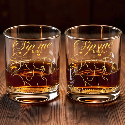 Sip Me Baby One More Time With Couples And Heart Design