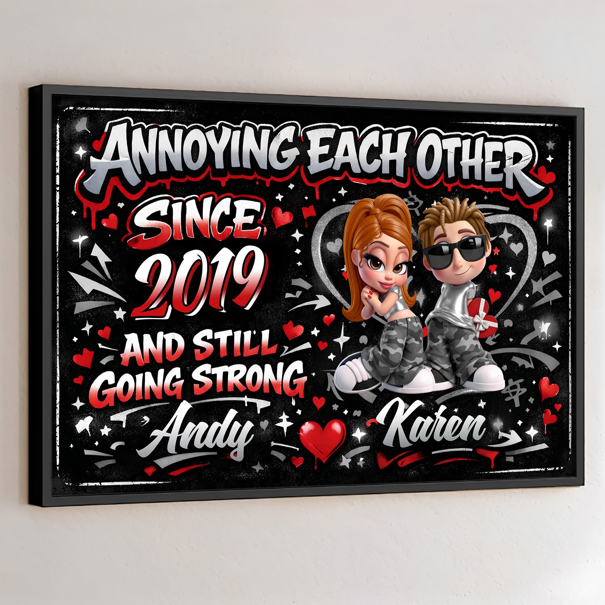 Annoying Each Other Since And Still Going Strong, Hearts and Stars