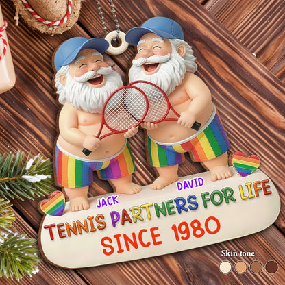Tennis Partners For Life, Rainbow Shorts