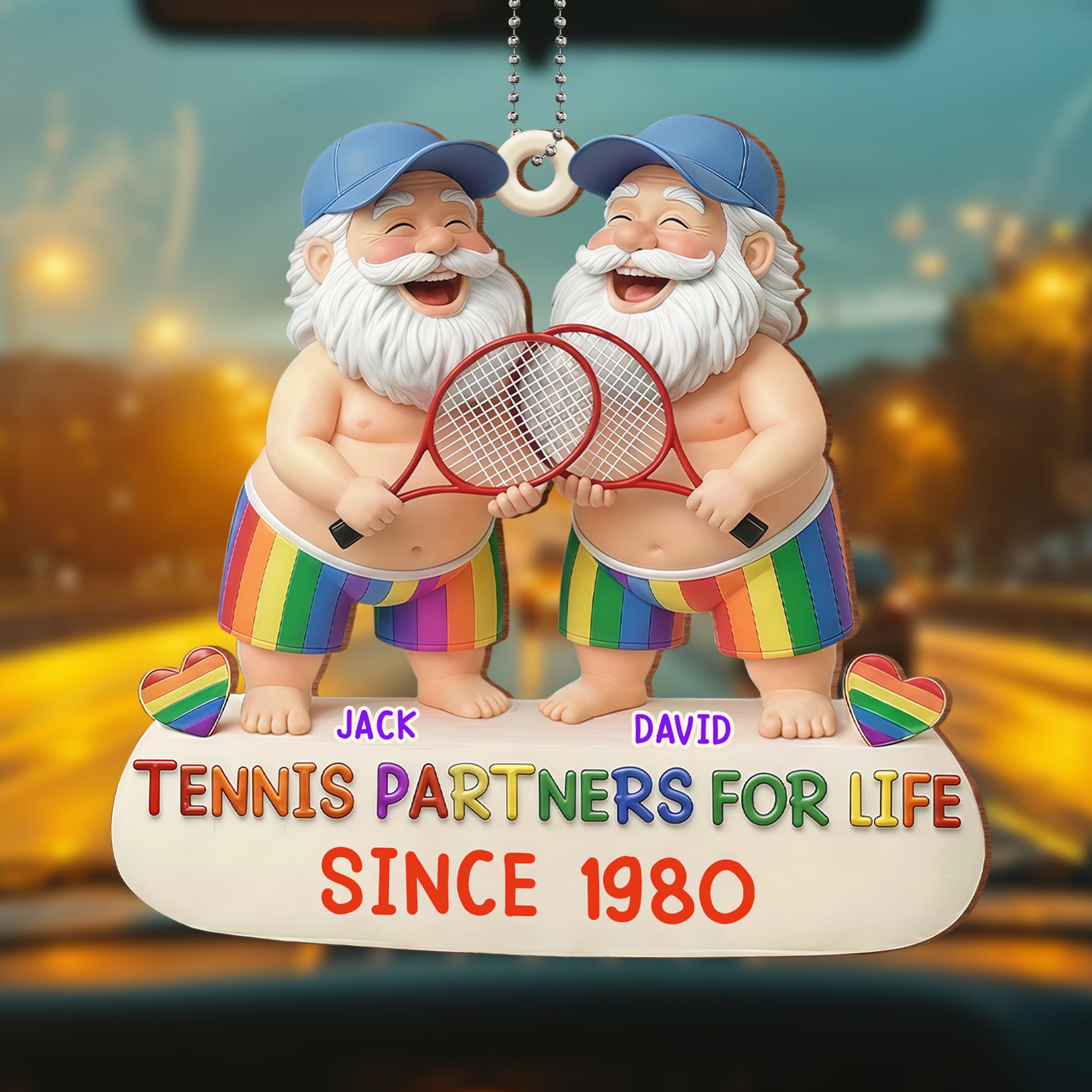 Tennis Partners For Life, Rainbow Shorts