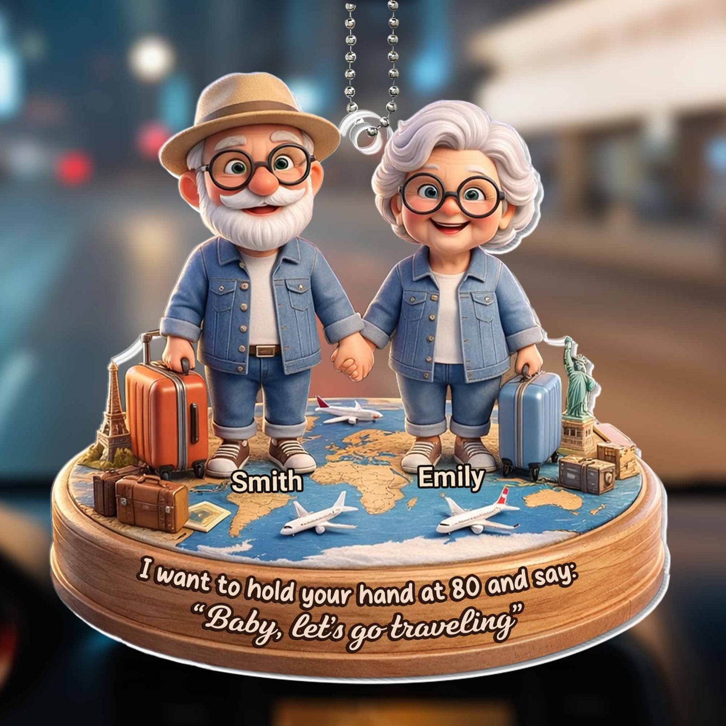 Hold Your Hand At 80 And Say Let's Go Traveling
