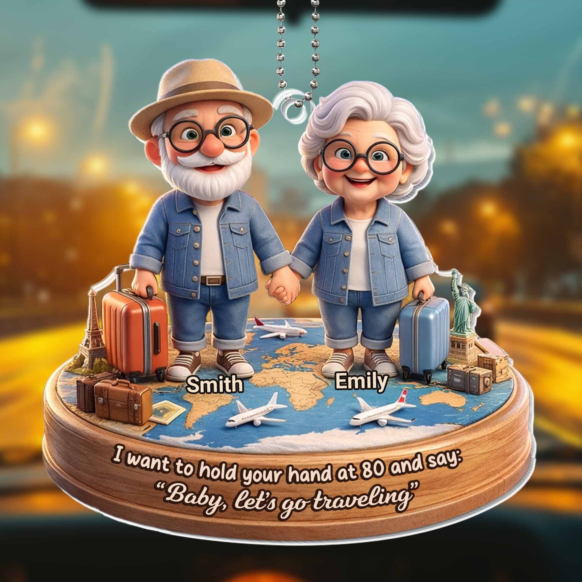 Hold Your Hand At 80 And Say Let's Go Traveling