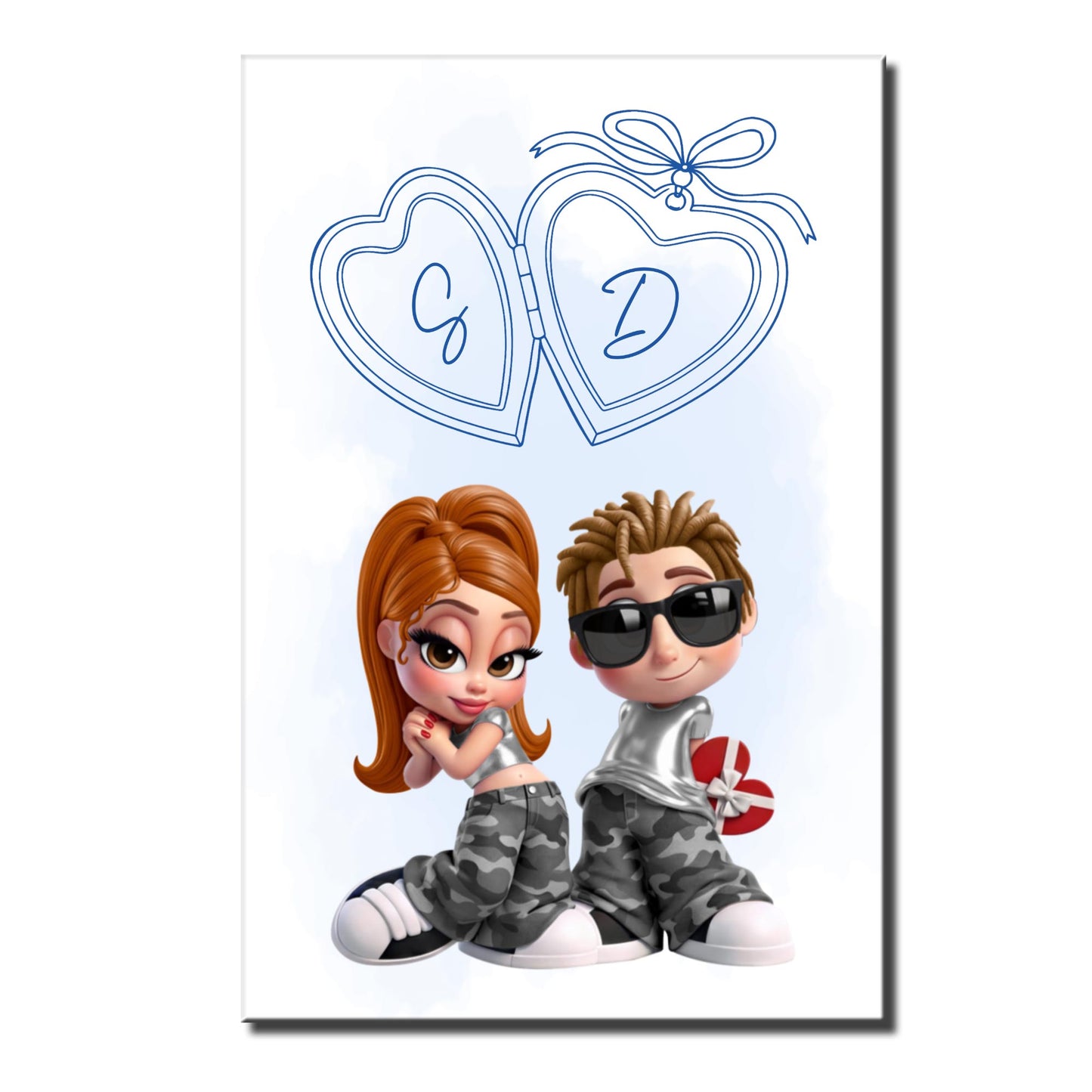 Celebrate Your Love With Personalized Hearts And Characters