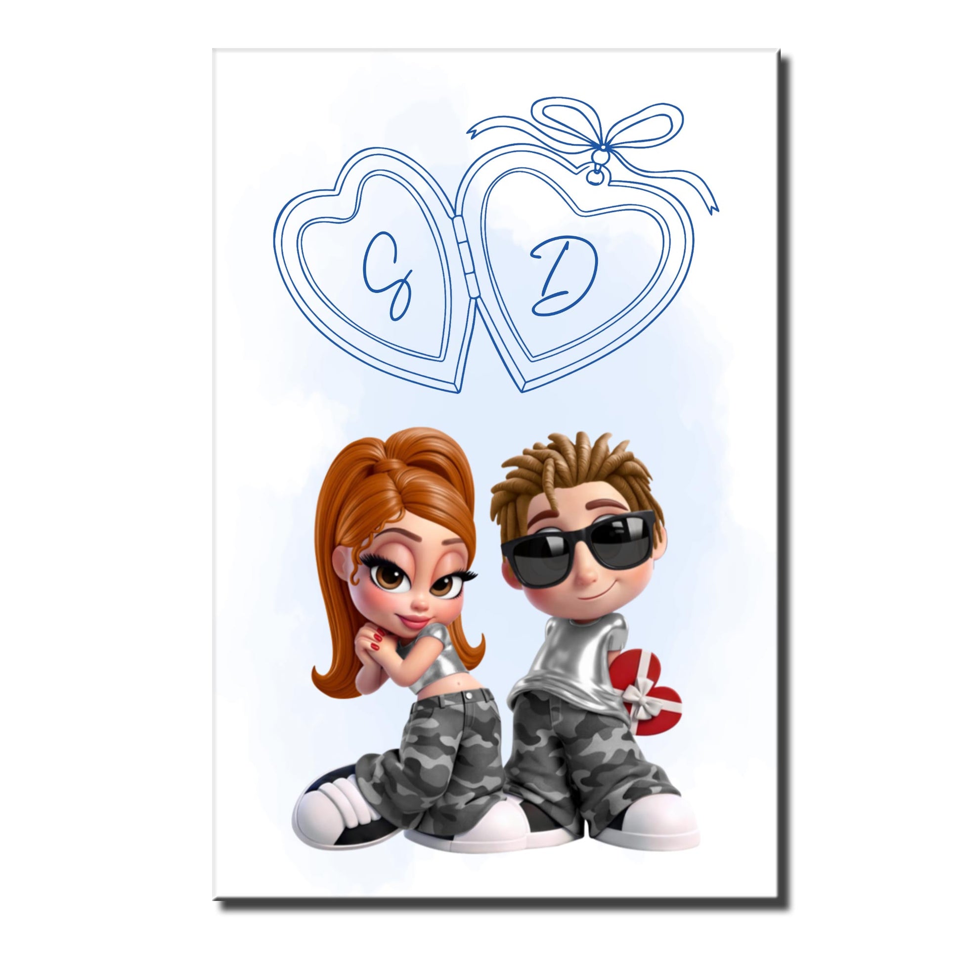 Celebrate Your Love With Personalized Hearts And Characters