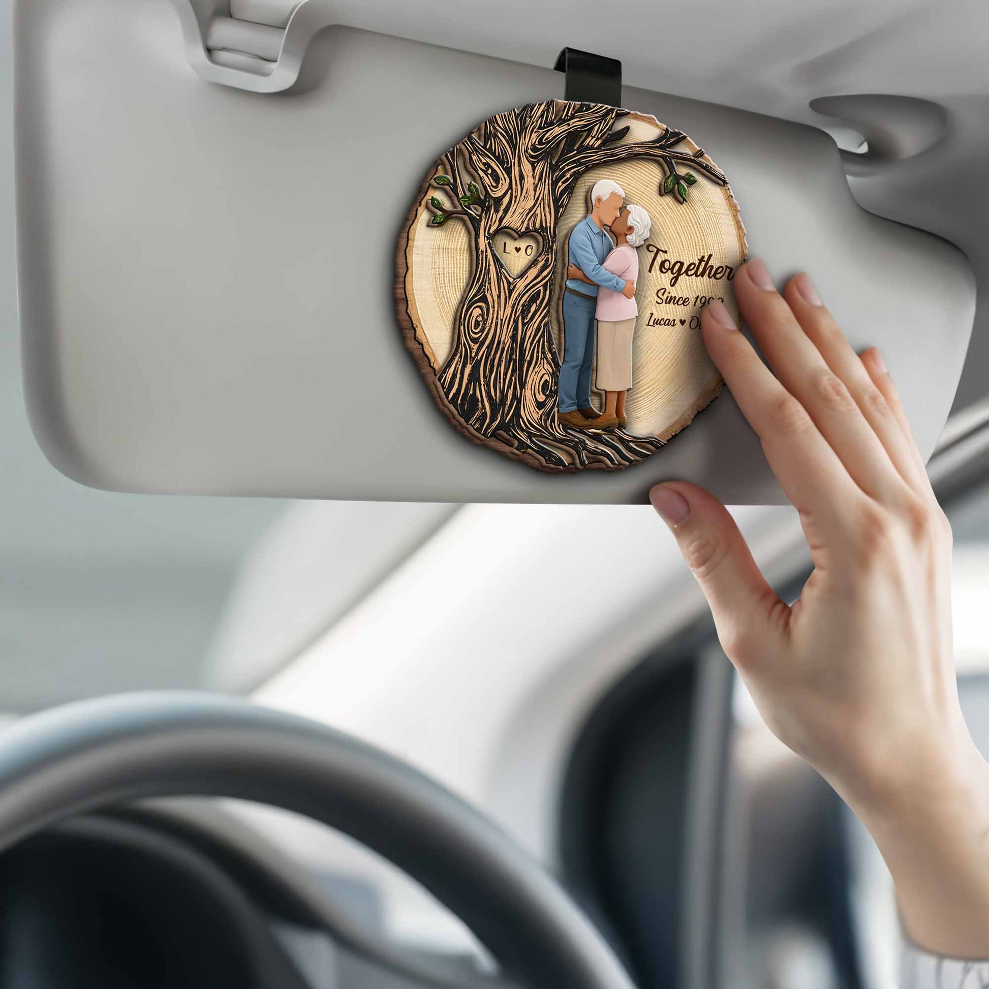 Together Since, Tree And Couple Design