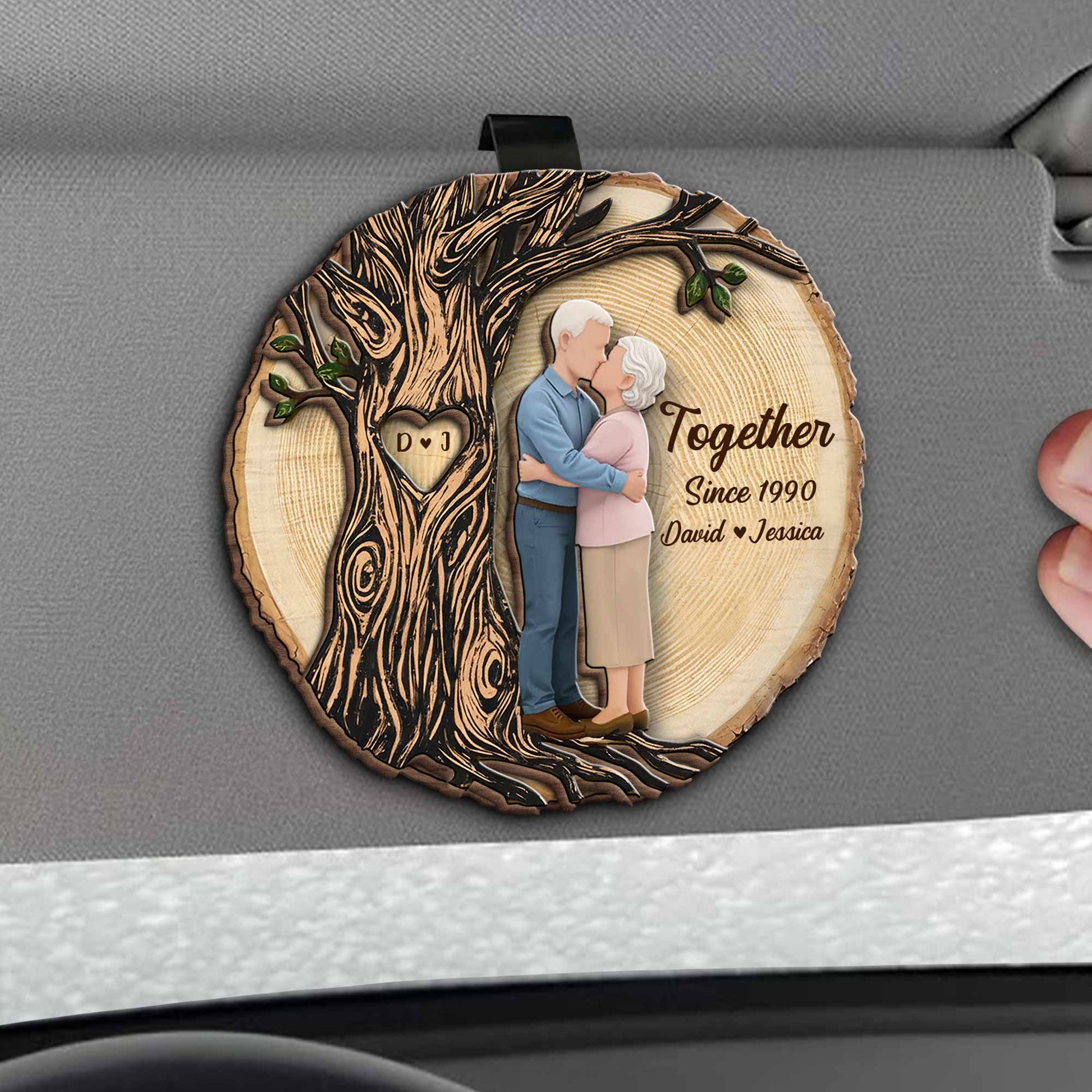 Together Since, Tree And Couple Design