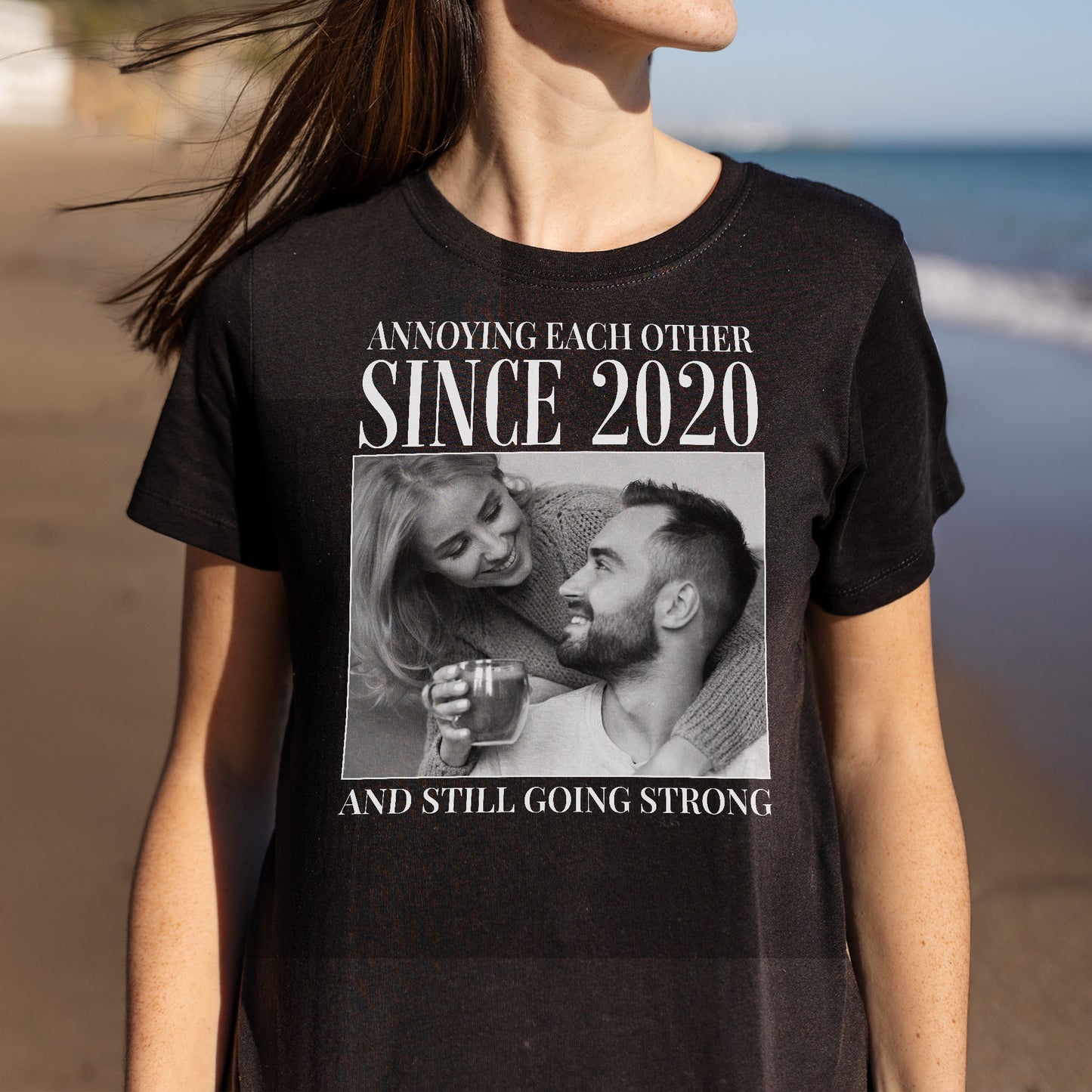 Annoying Each Other Since, Still Going Strong - Personalized Custom Unisex T-shirt, Hoodie - CPL1253_BBAS