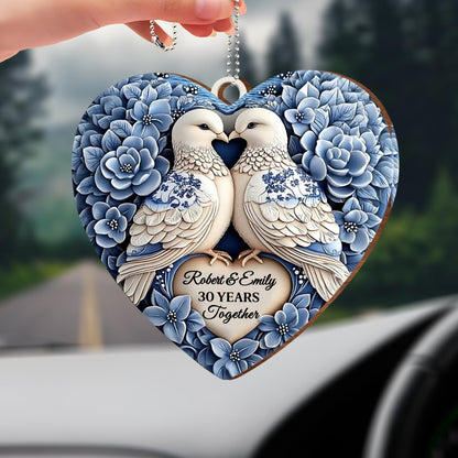 Celebrating Love And Commitment With Doves And Flowers