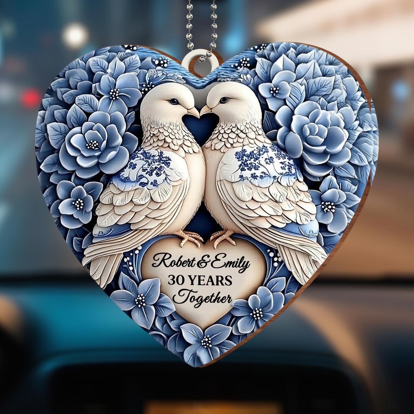 Celebrating Love And Commitment With Doves And Flowers