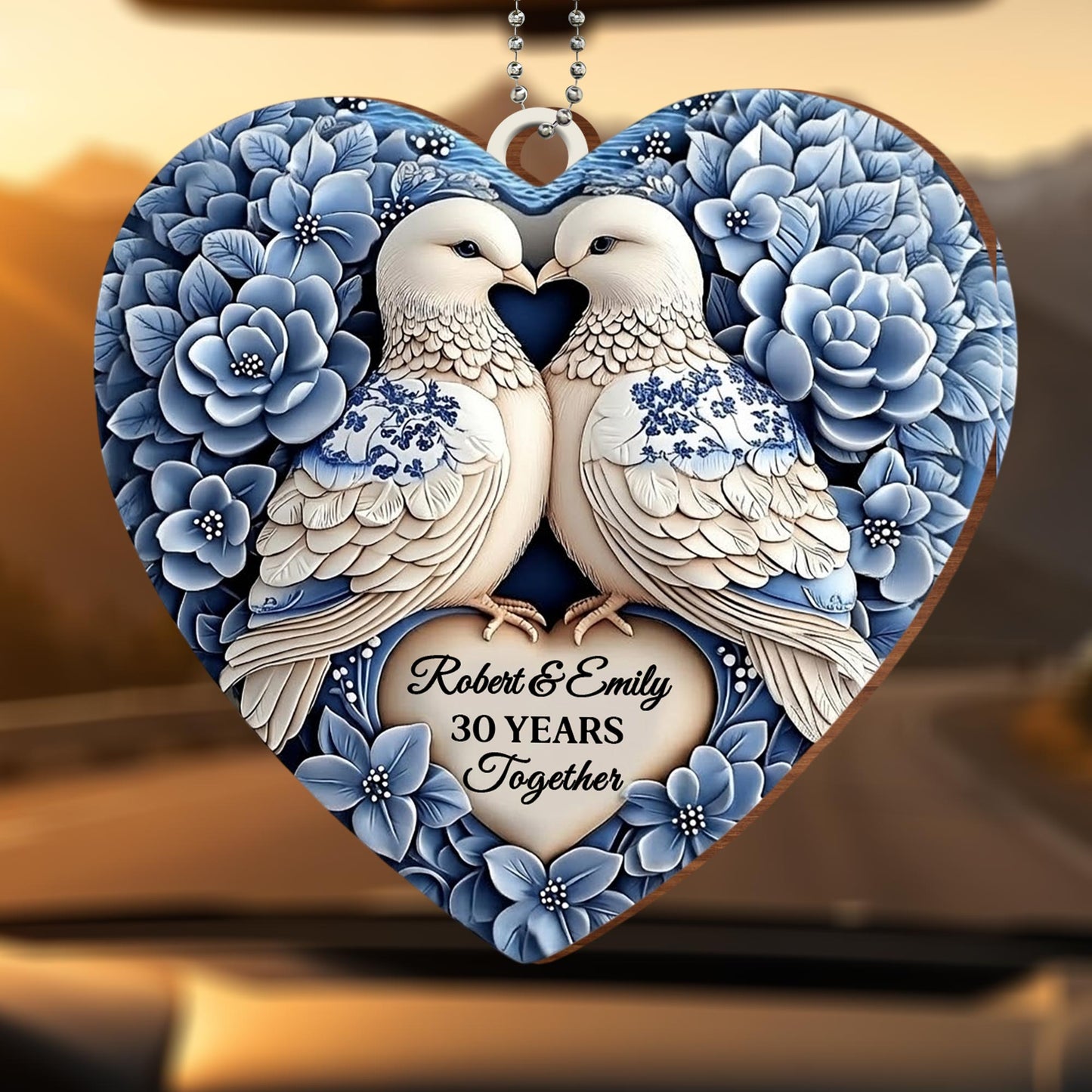 Celebrating Love And Commitment With Doves And Flowers