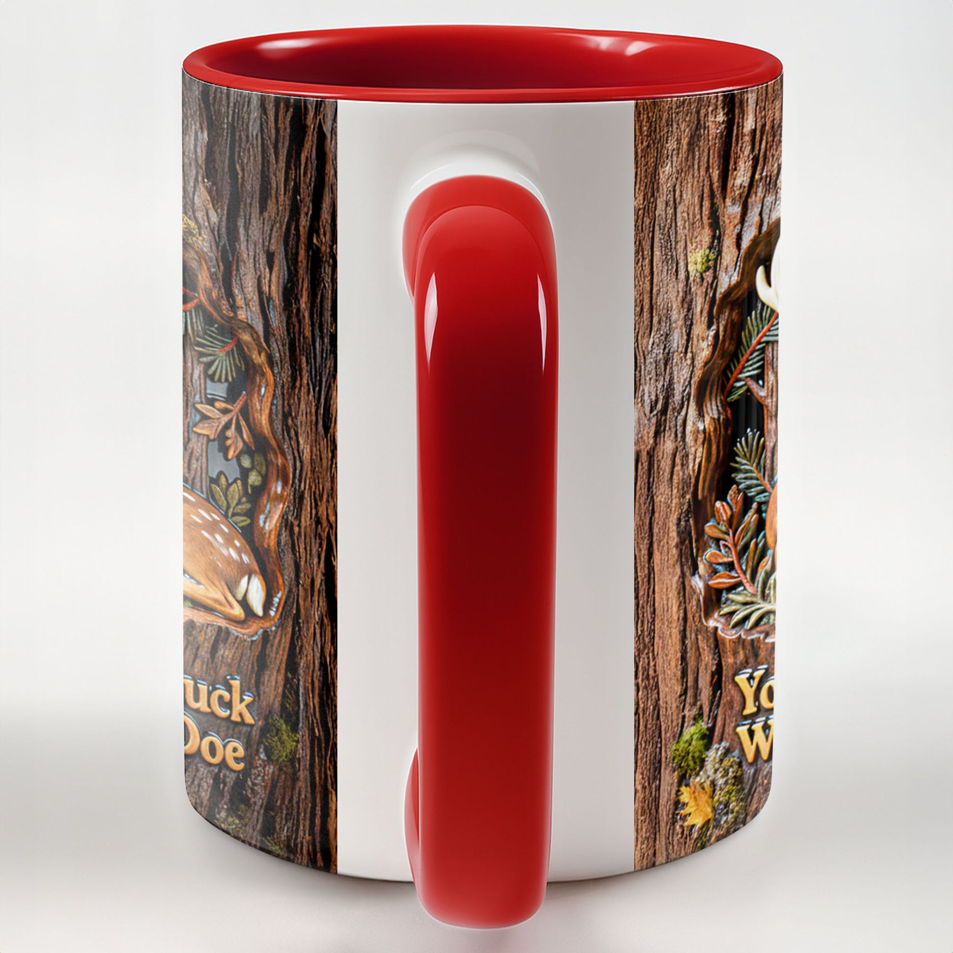 You Ain't No Buck Without Your Doe Featuring Deer In A Forest