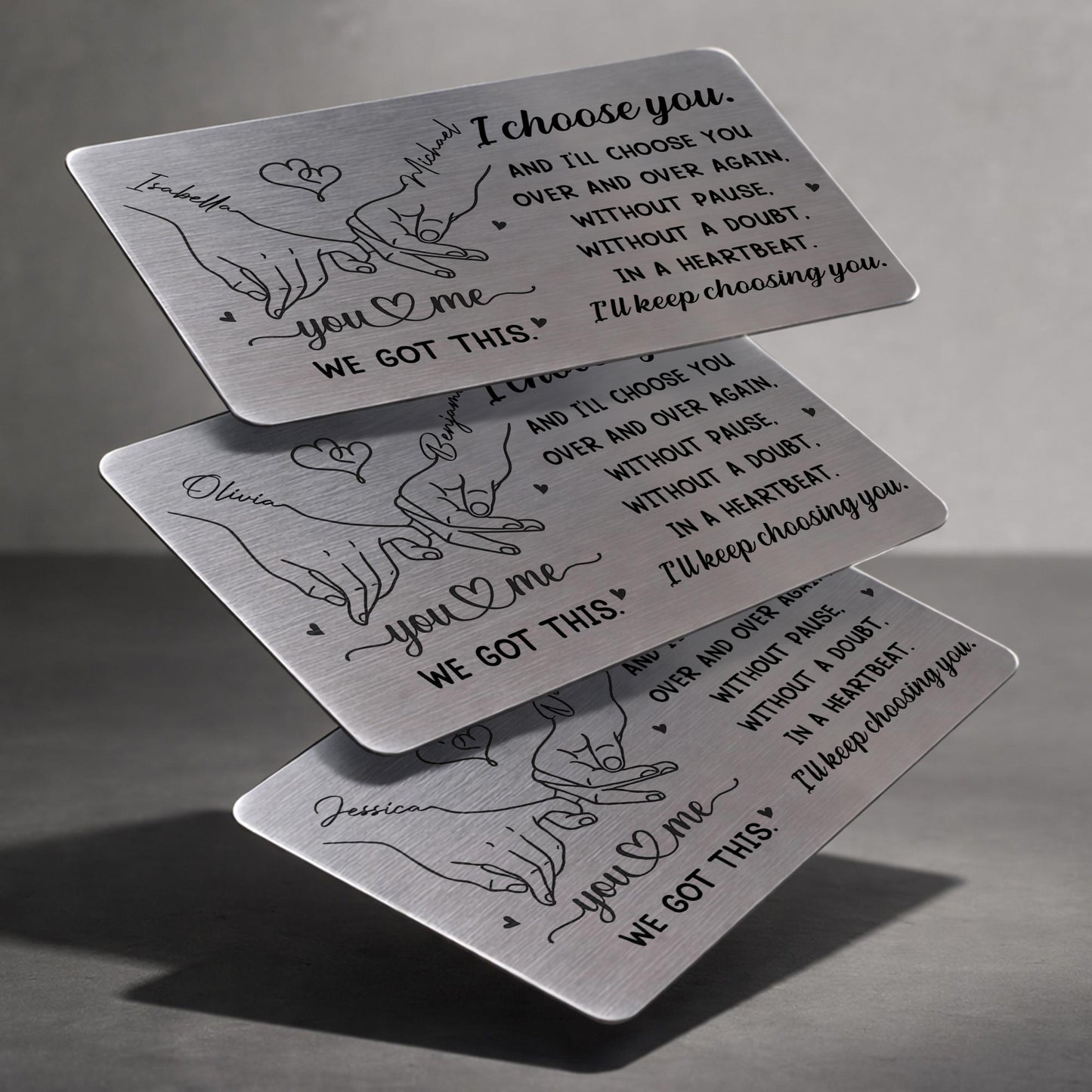 I Choose You Over And Over, Heart And Holding Hands