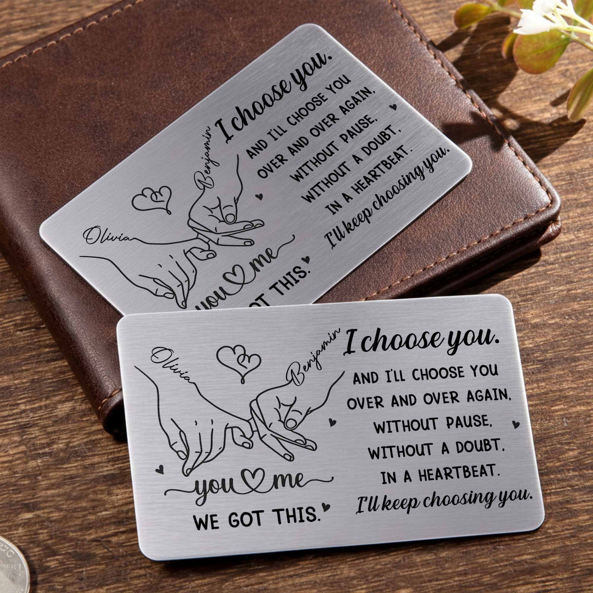 I Choose You Over And Over, Heart And Holding Hands