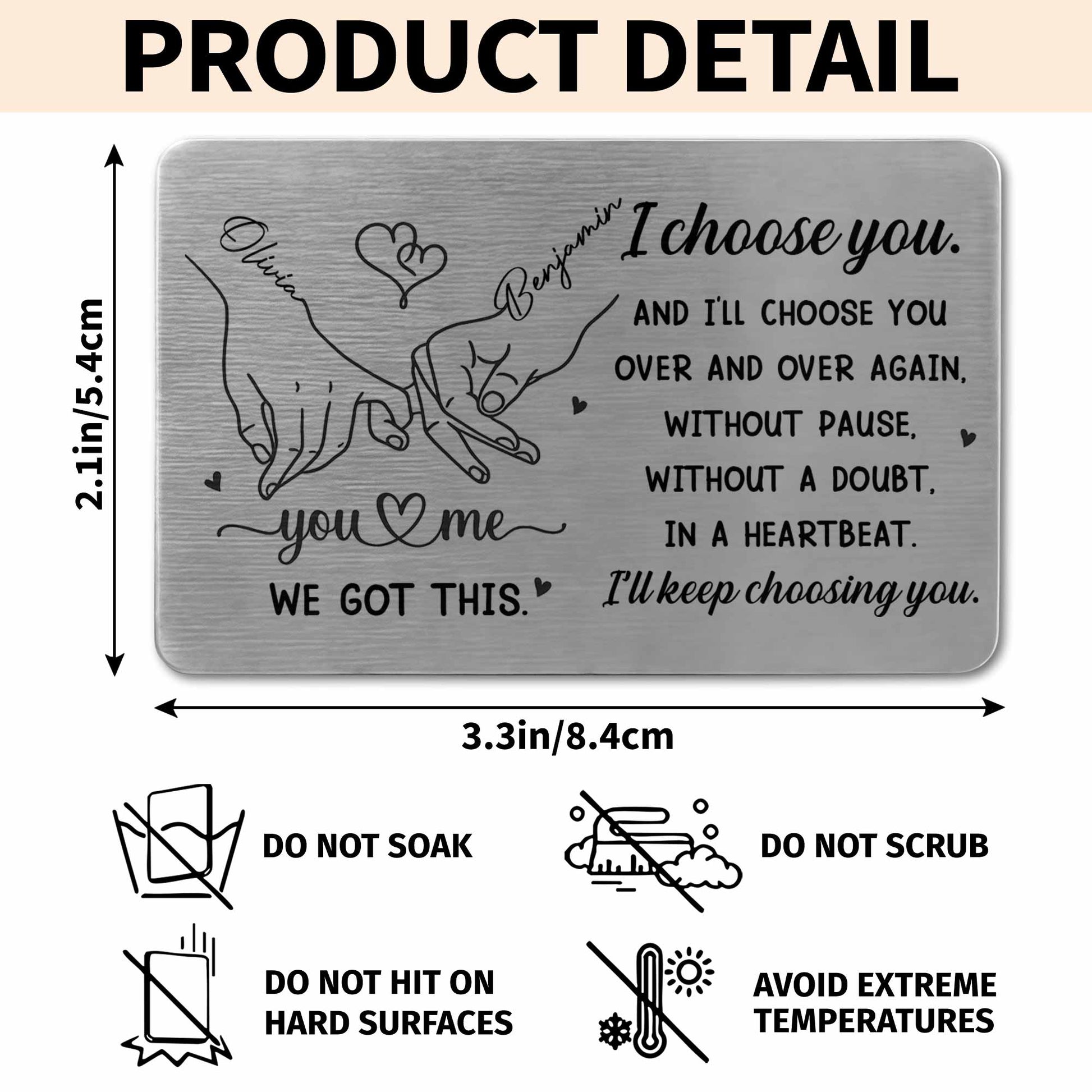 I Choose You Over And Over, Heart And Holding Hands