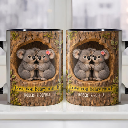Love You Beary Much Two Koalas In Tree Hollow