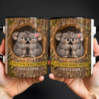 Love You Beary Much Two Koalas In Tree Hollow