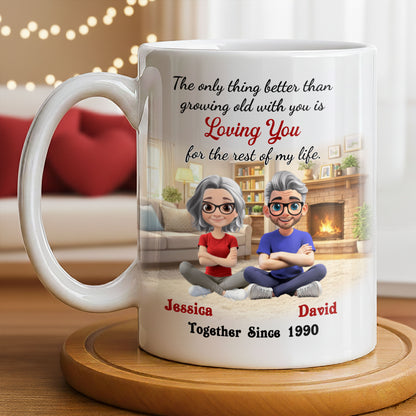 Loving You For The Rest Of My Life, Animated Couple By Fireplace