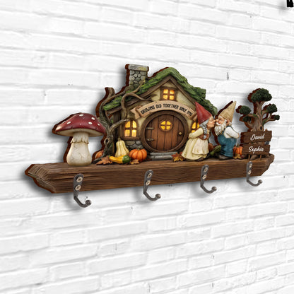 Growing Old Together, Gnome Couple Key Holder