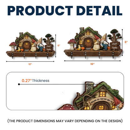 Growing Old Together, Gnome Couple Key Holder