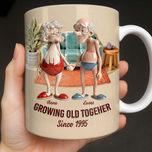 Growing Old Together, Elderly Couple Design