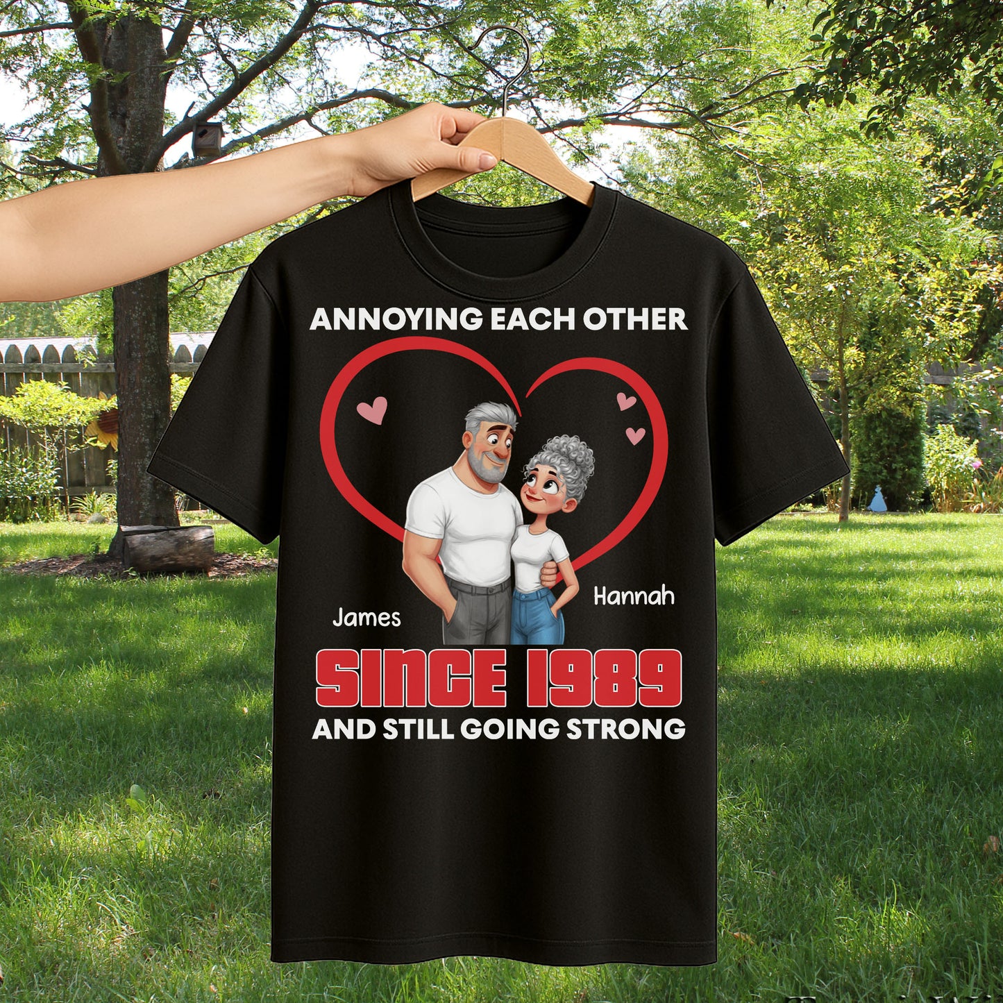 Annoying Each Other Since and Still Going Strong Couple Heart