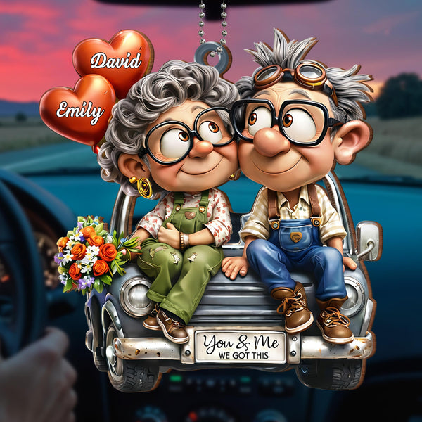 You & Me We Got This Elderly Couple With Heart Balloons