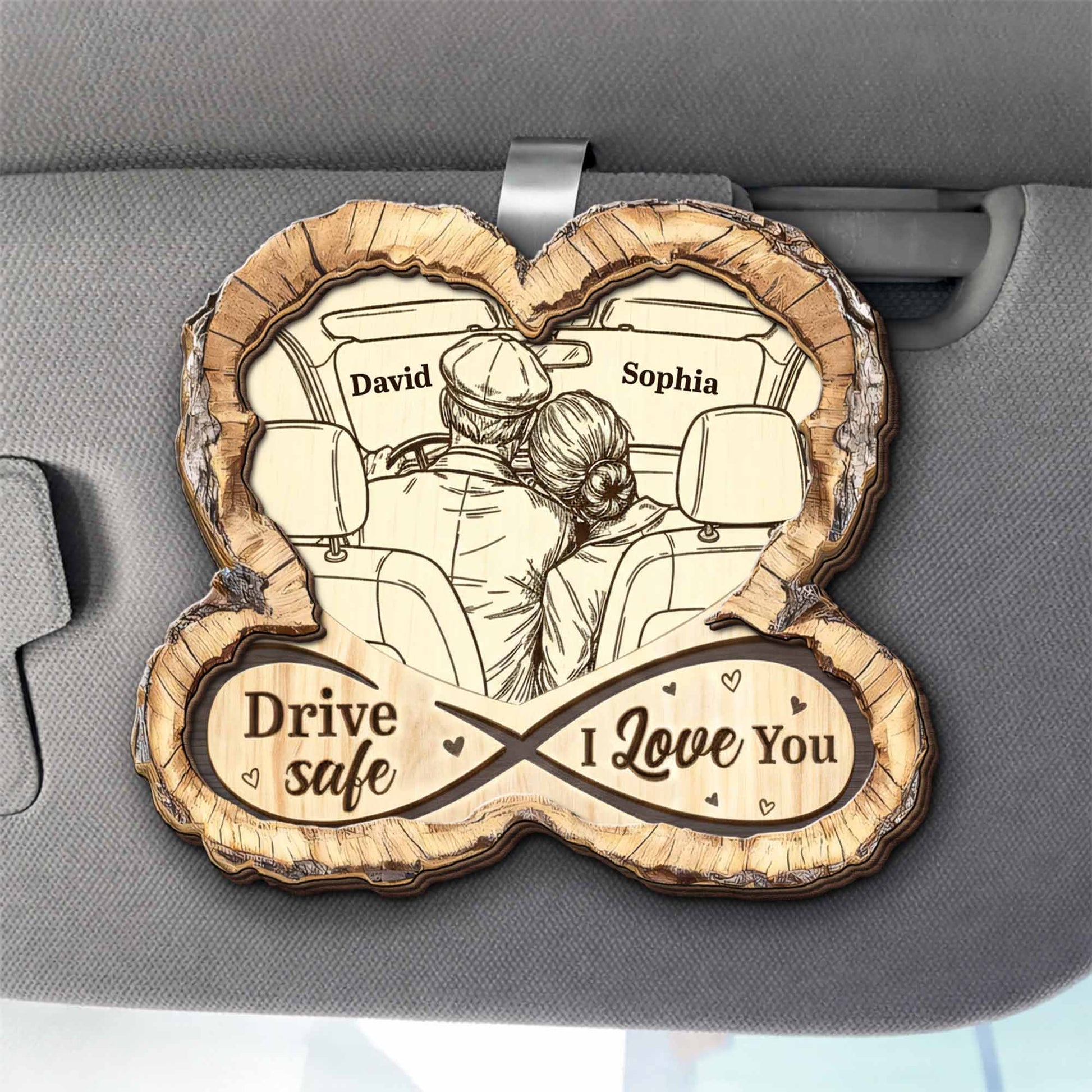Drive Safe I Love You, Couple In Car