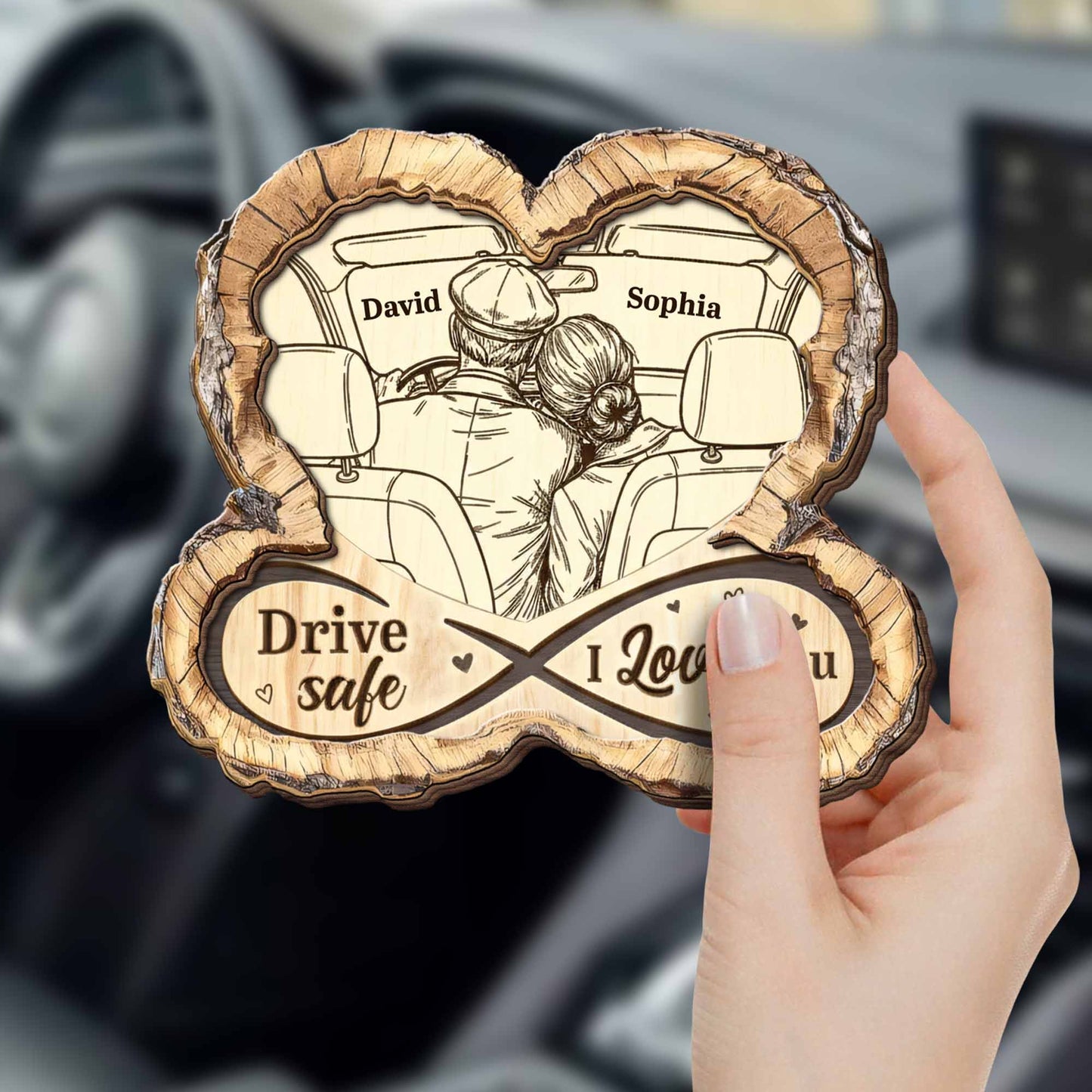 Drive Safe I Love You, Couple In Car