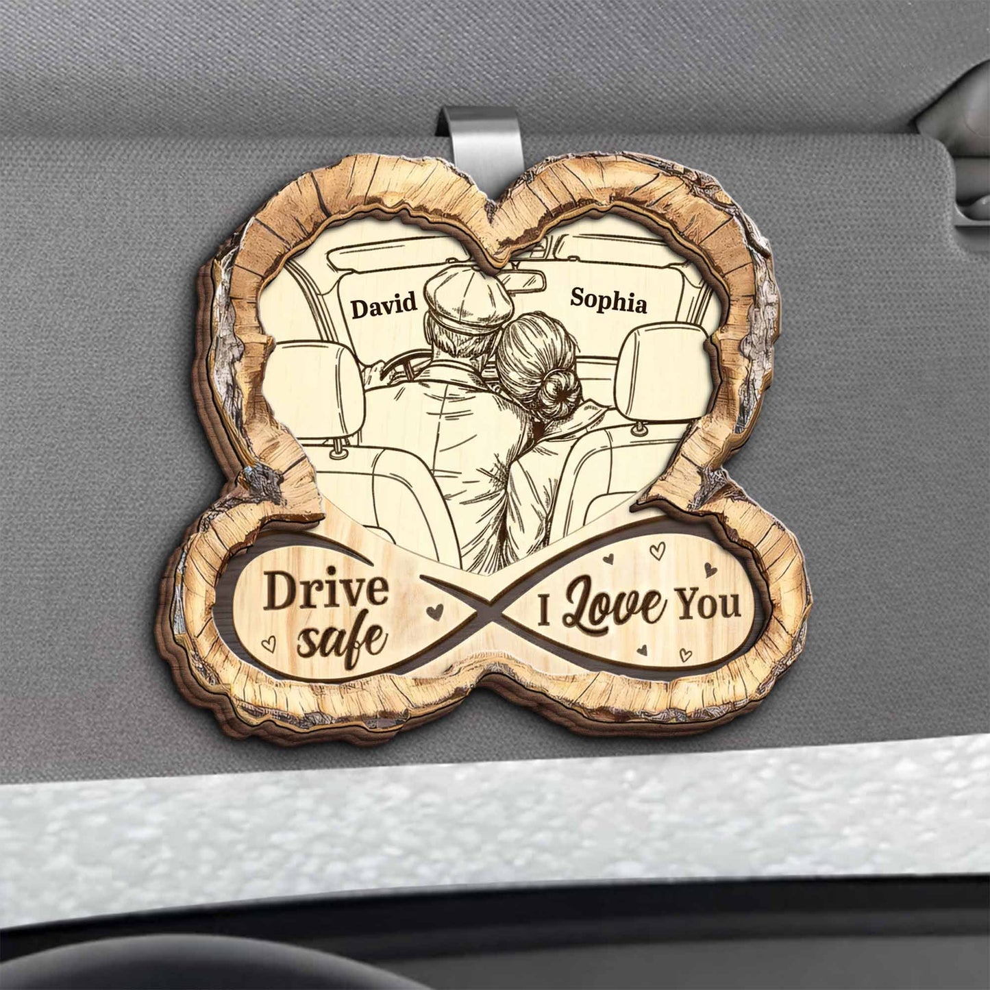Drive Safe I Love You, Couple In Car