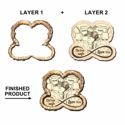 Drive Safe I Love You, Couple In Car