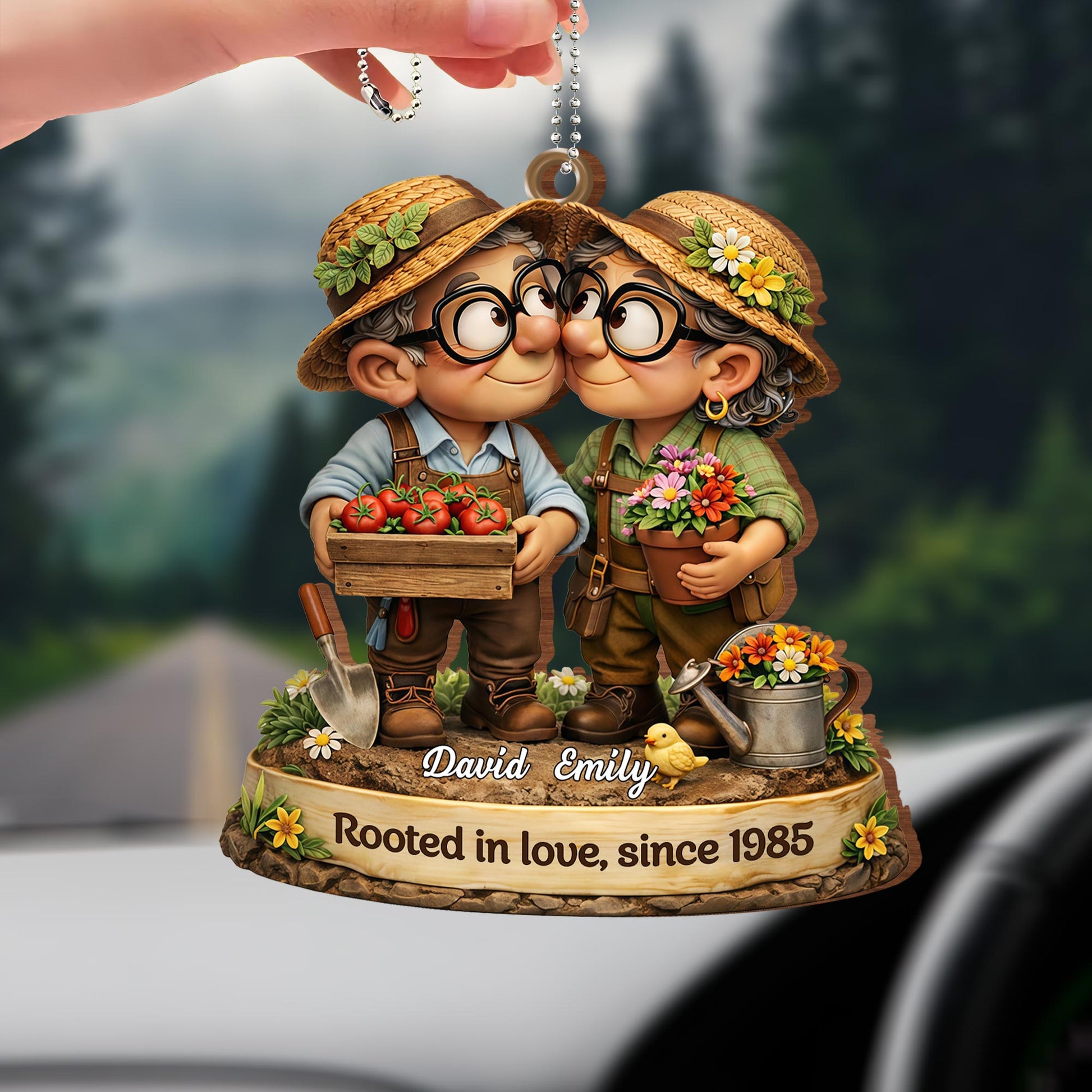 Rooted In Love With Elderly Couple And Gardening Themes