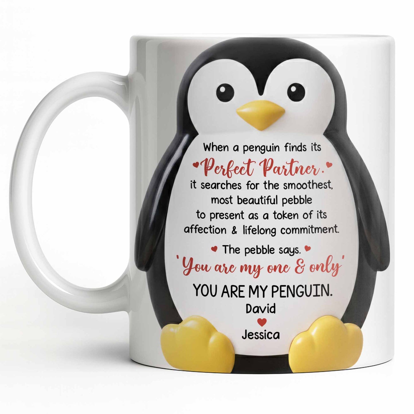 Perfect Partner Penguin Pebble For Lifelong Commitment