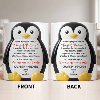 Perfect Partner Penguin Pebble For Lifelong Commitment