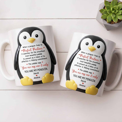 Perfect Partner Penguin Pebble For Lifelong Commitment