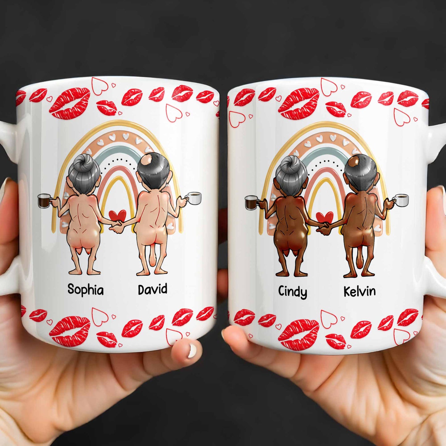 Customizable Names With Cheerful Emojis And Love Symbols