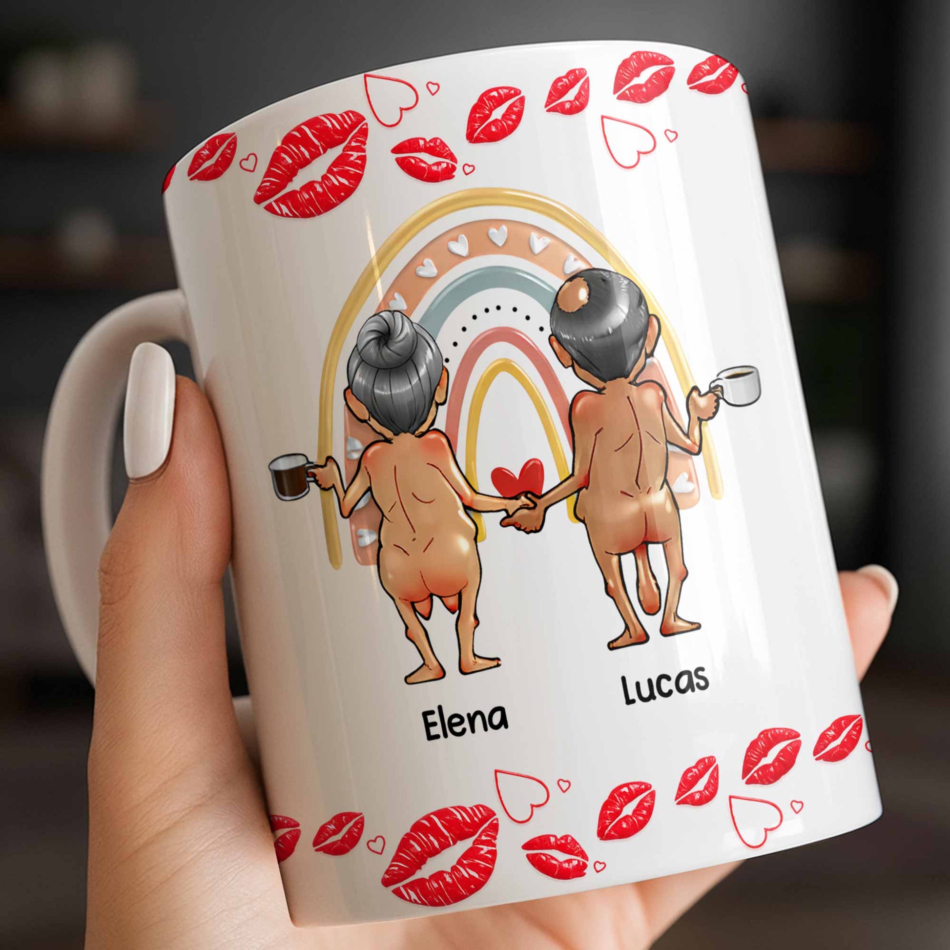 Customizable Names With Cheerful Emojis And Love Symbols