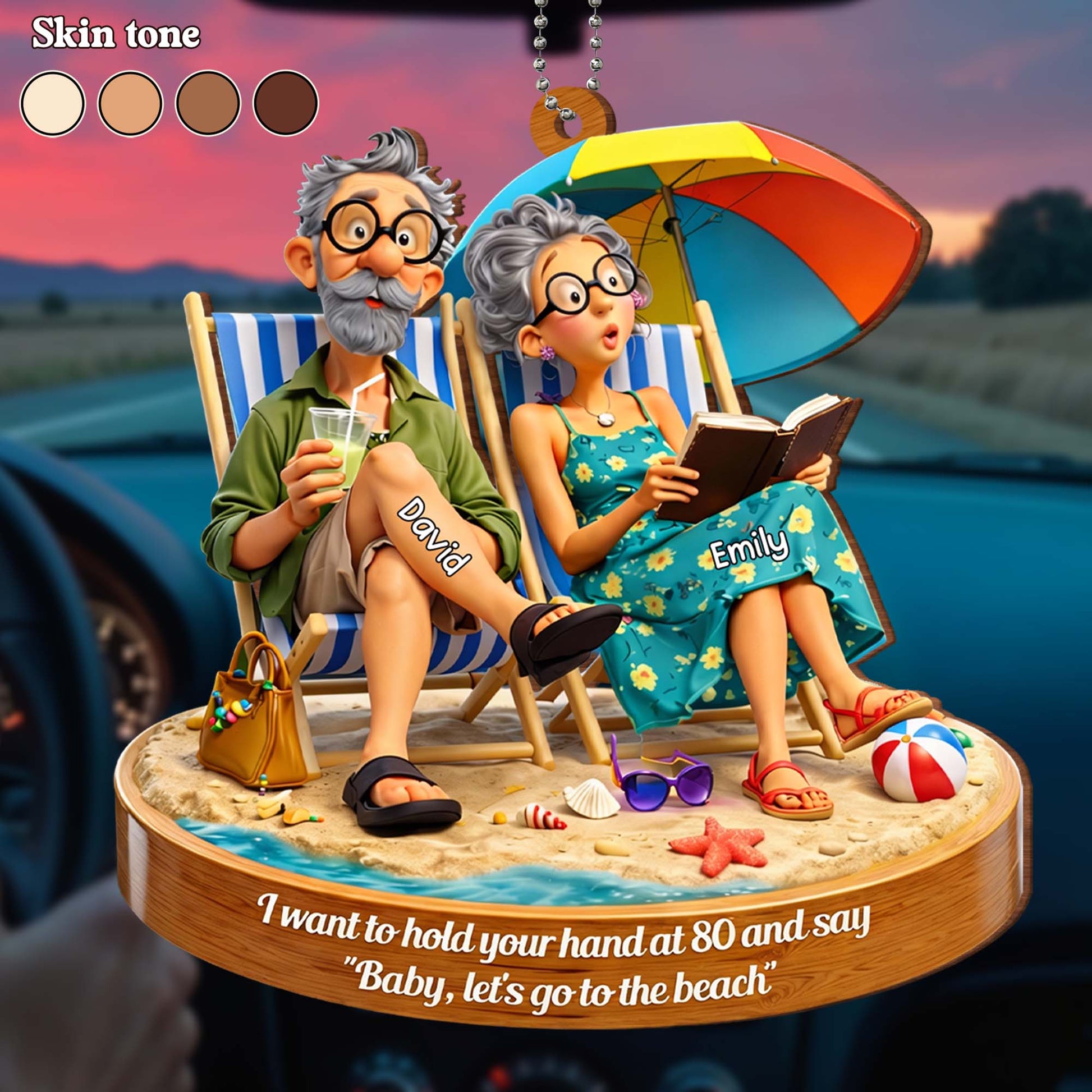 Hold Your Hand At 80 and Say Let's Go To The Beach