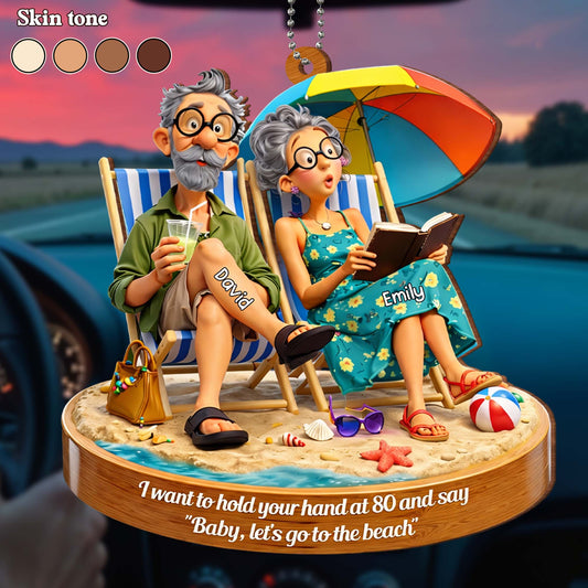 Hold Your Hand At 80 and Say Let's Go To The Beach