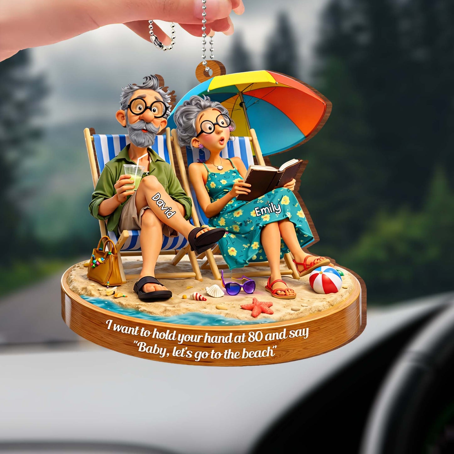 Hold Your Hand At 80 and Say Let's Go To The Beach