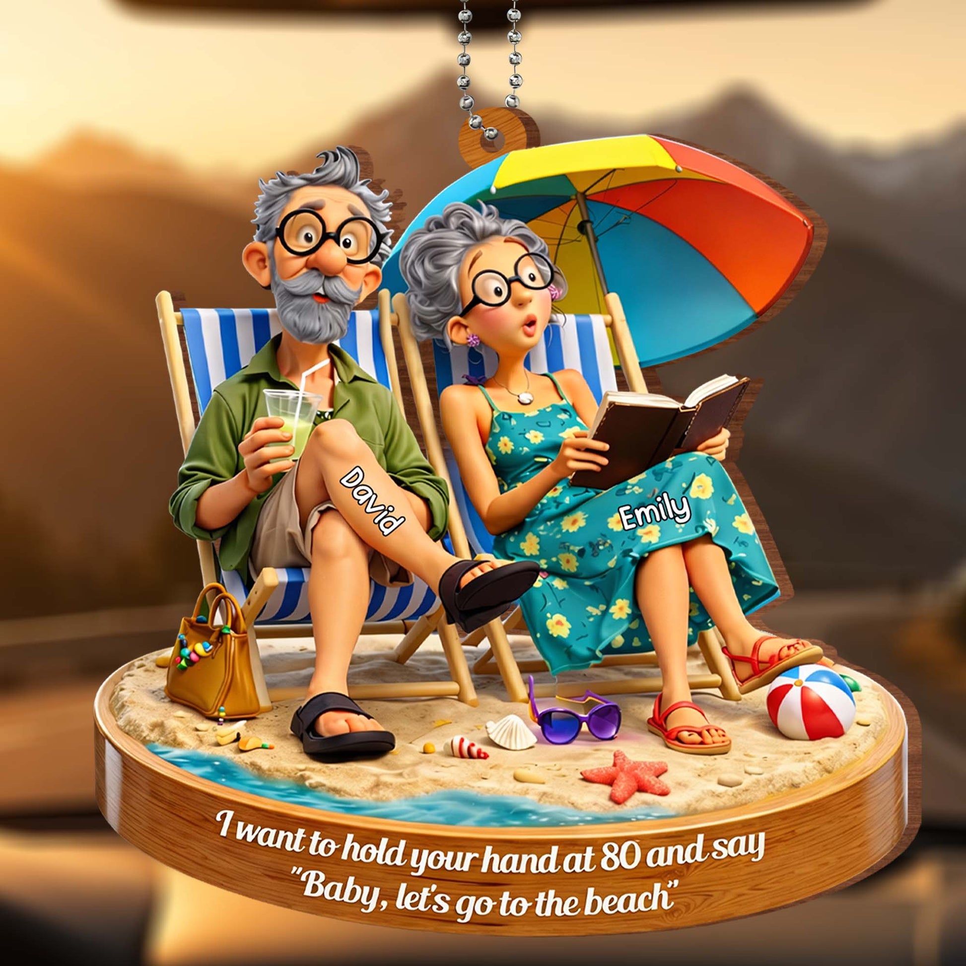 Hold Your Hand At 80 and Say Let's Go To The Beach