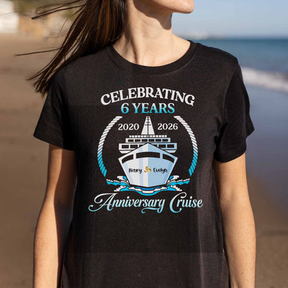 Celebrating 23 Years Anniversary Cruise With Waves and Rope